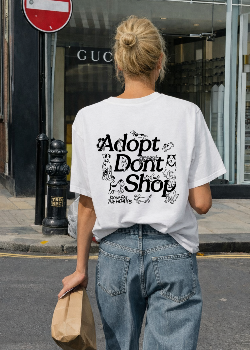 Adopt Dont Shop Tee
