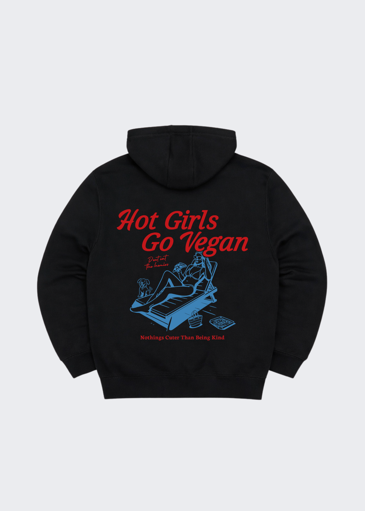 HOT GIRLS GO VEGAN ZIP UP