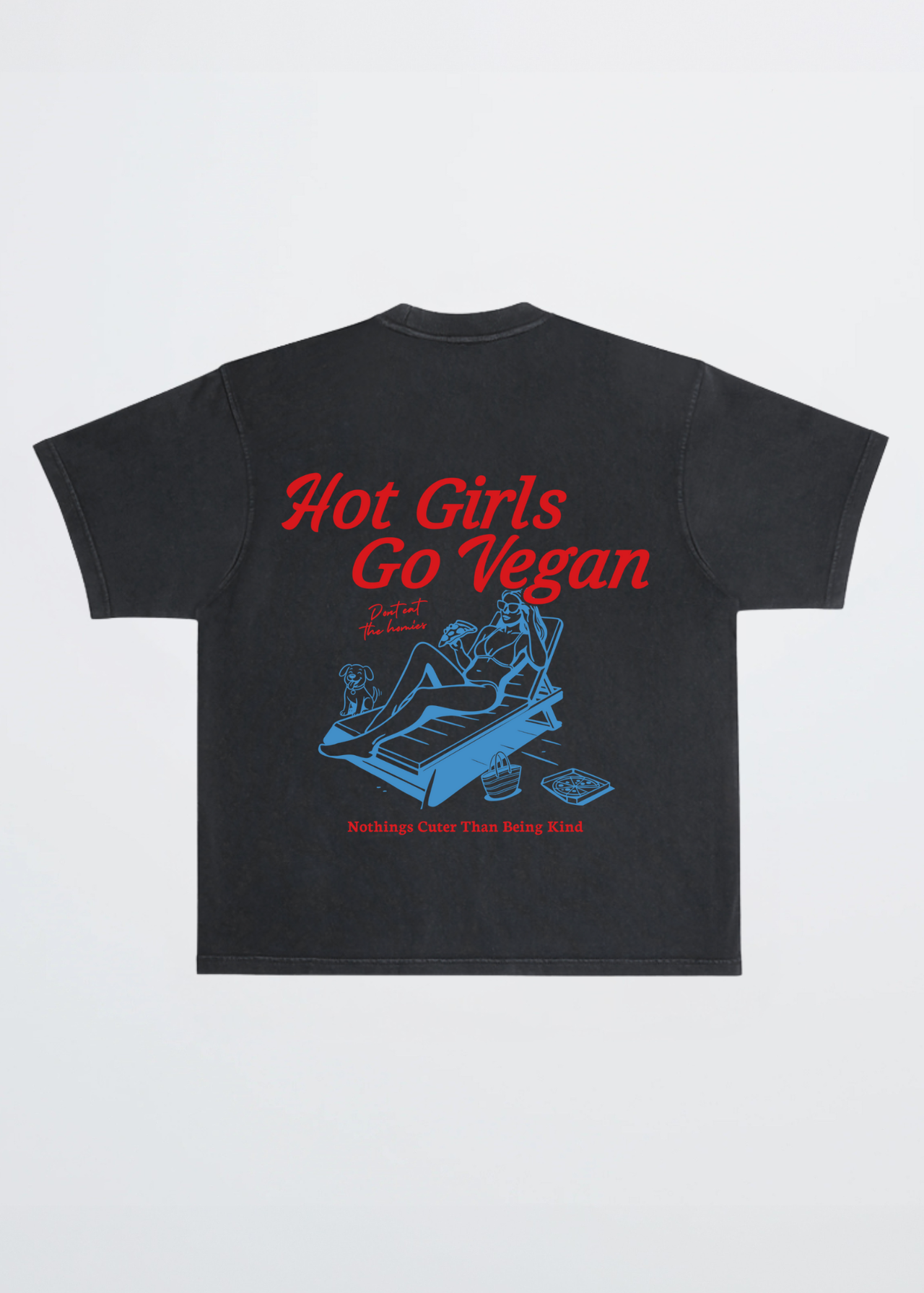 Hot Girls Go Vegan Tee
