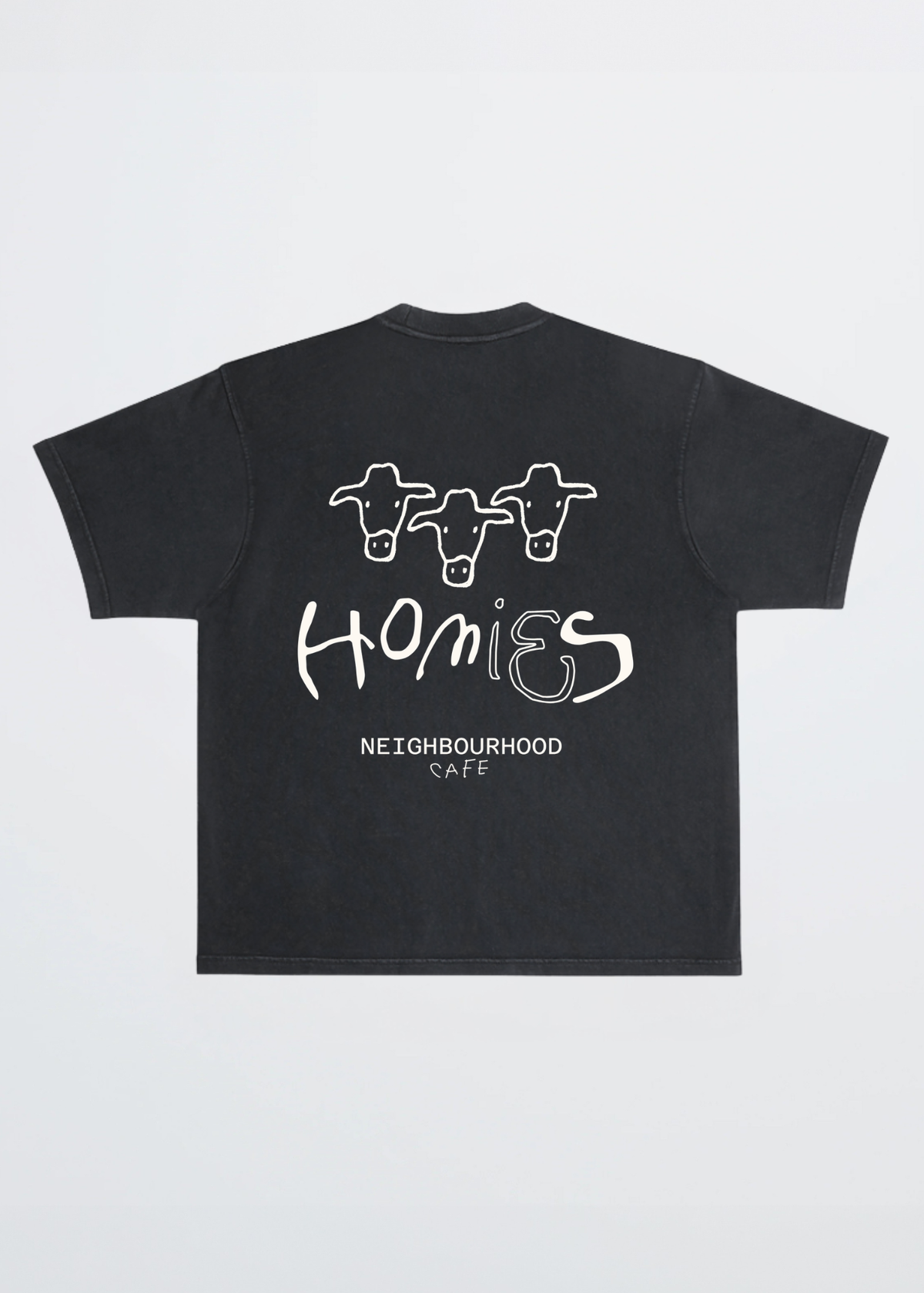 WE'RE ALL FRIENDS HERE CAFE TEE