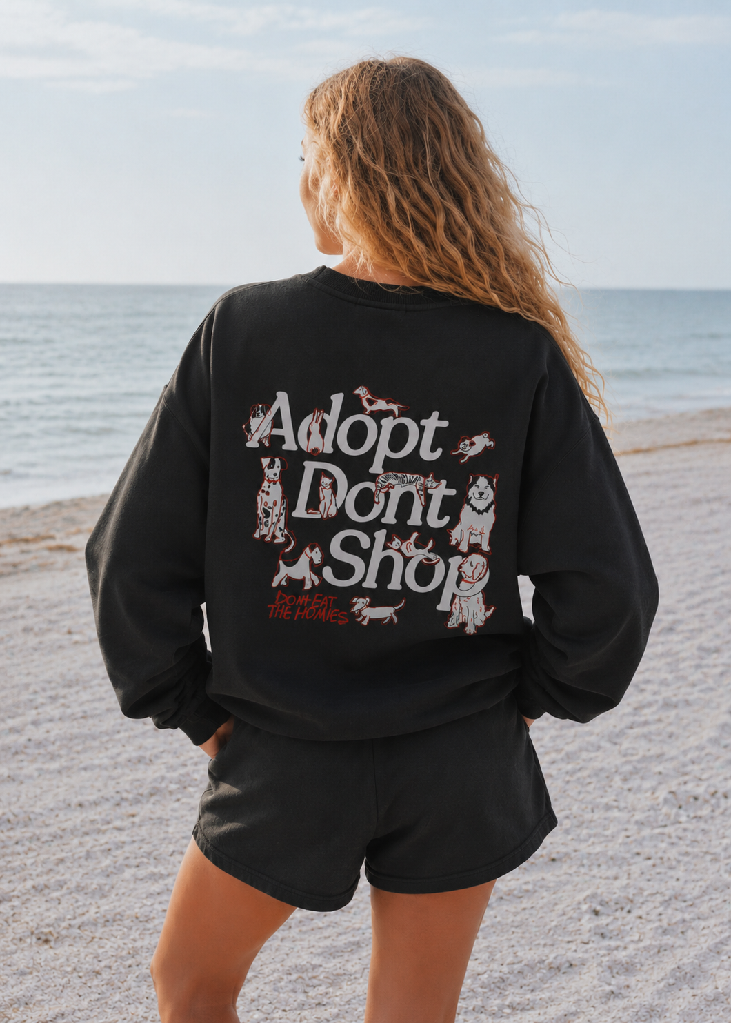 Adopt Dont Shop Crewneck