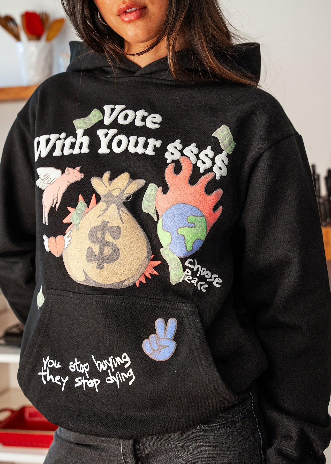 Vote With Your $$$ Hoodie