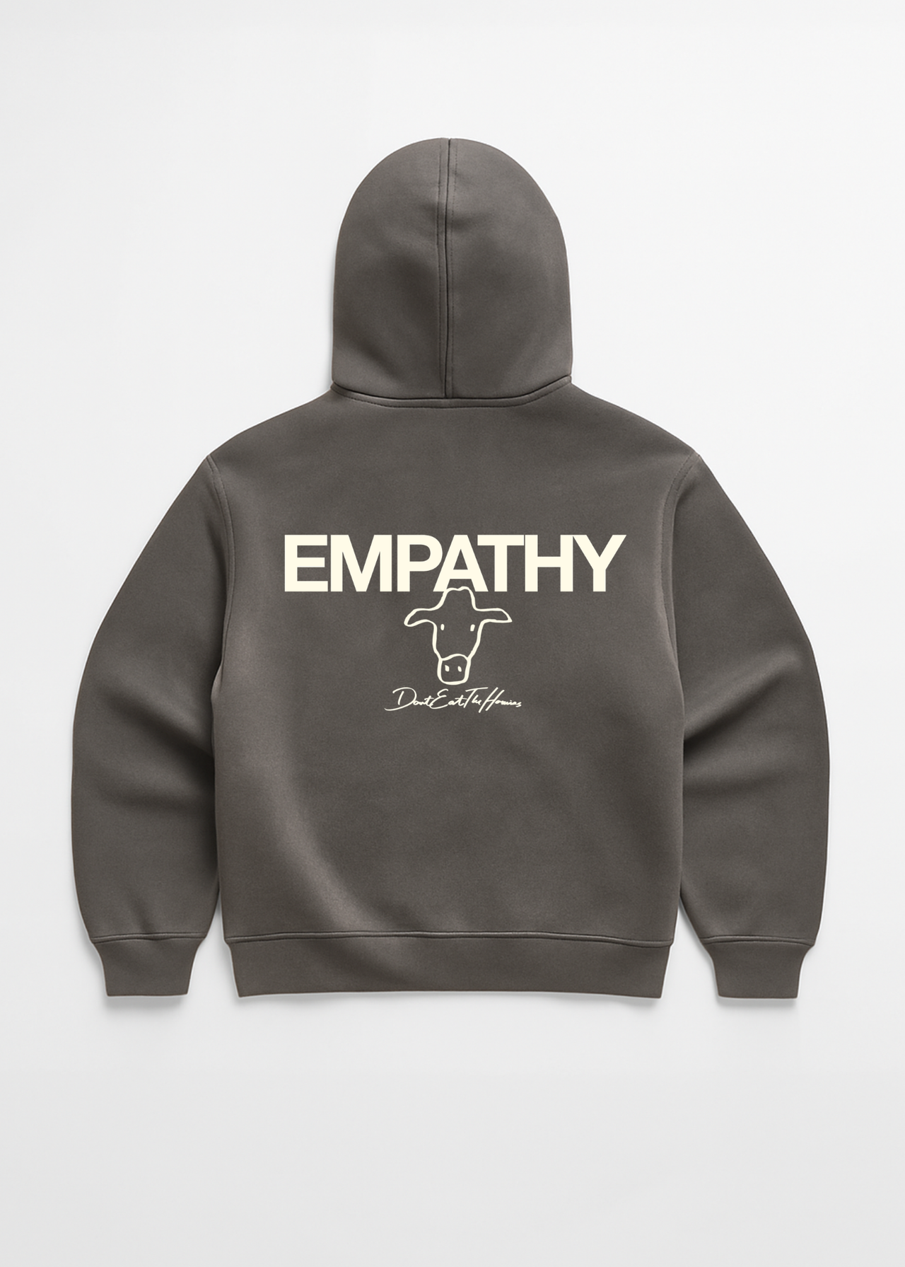 hot pink vegan hoodie empathy 