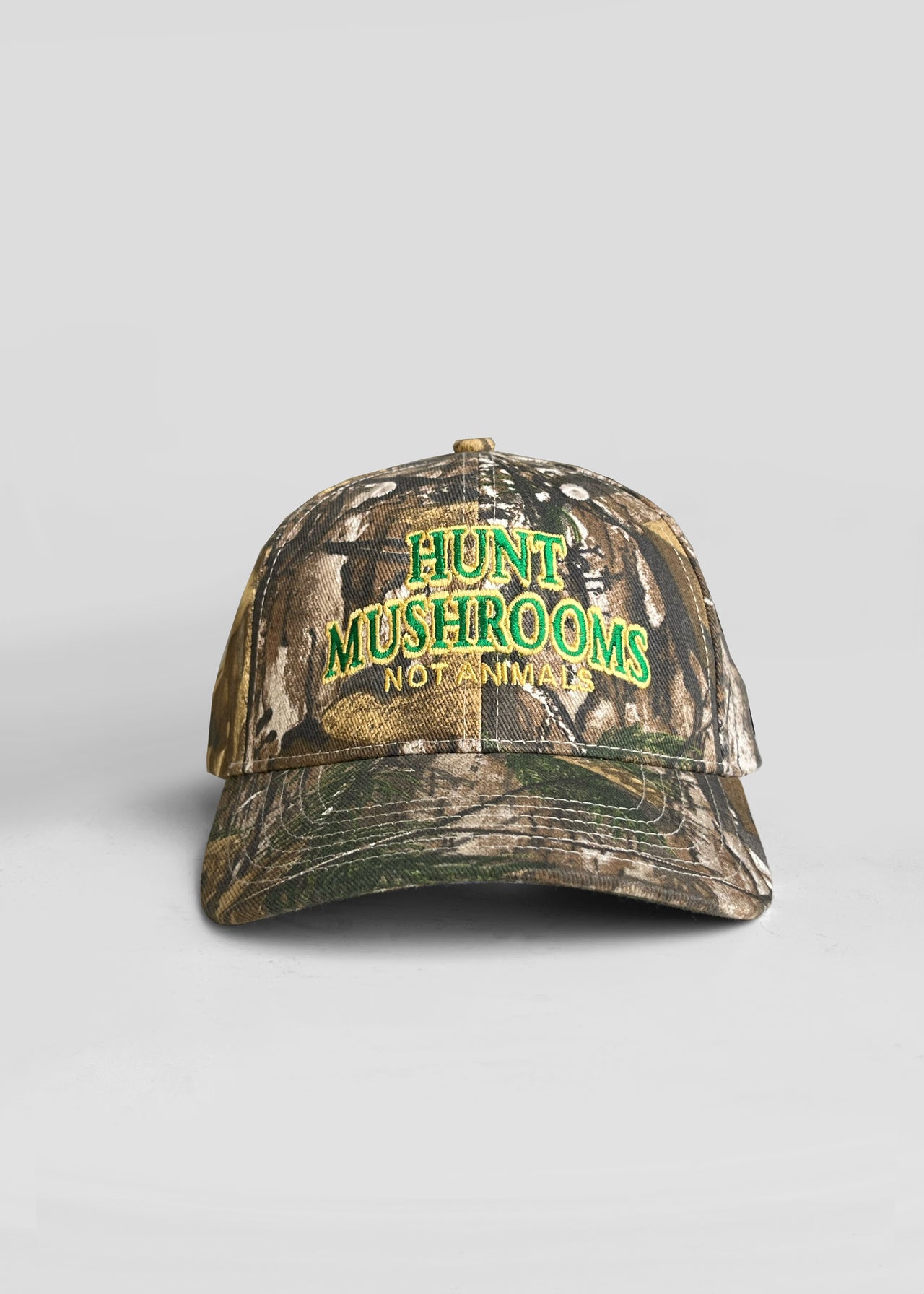 Hunt Mushrooms Not Animals Dad Hat