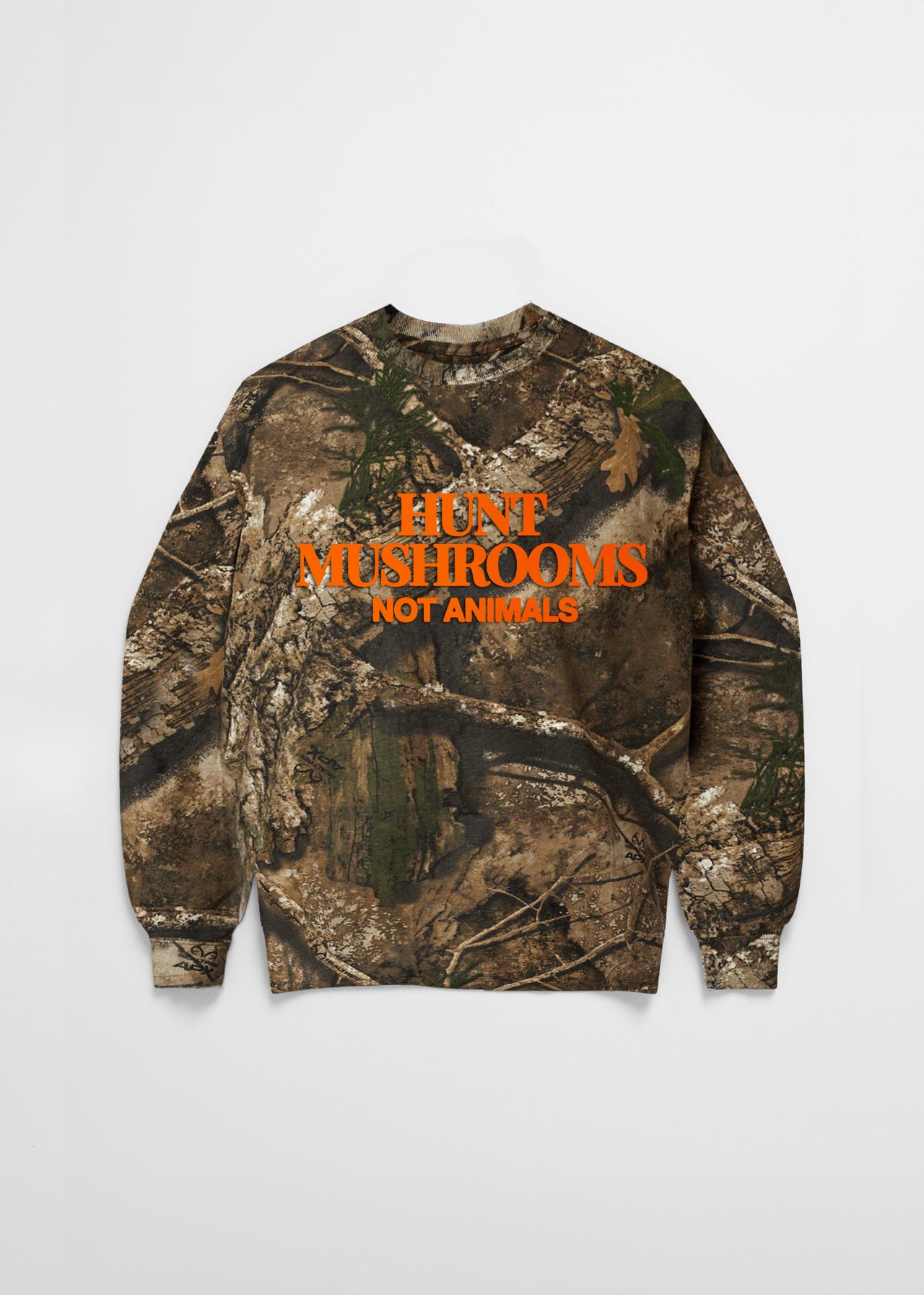 Hunt Mushrooms Not Animals Long Sleeve